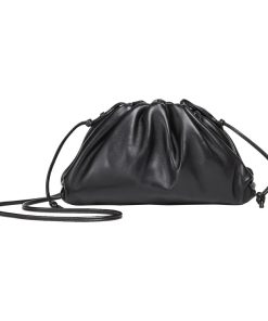 보테가 베네타 미니 레더 파우치 블랙 585852VCP40-1229