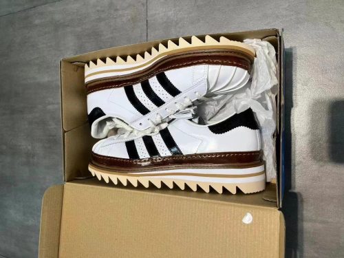 【✨콜라보 히트 상품】CLOT x 아디다스 오리지널 슈퍼스타 키높이 스니커즈 흰색 IH3132 photo review